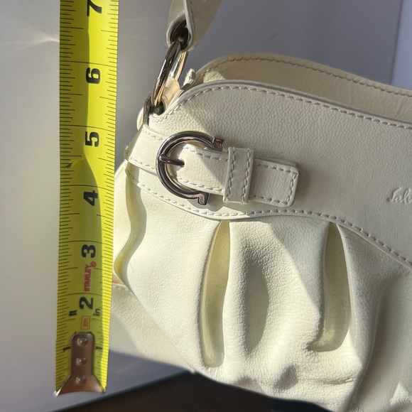Salvatore Ferragamo Ivory Shoulder Bag